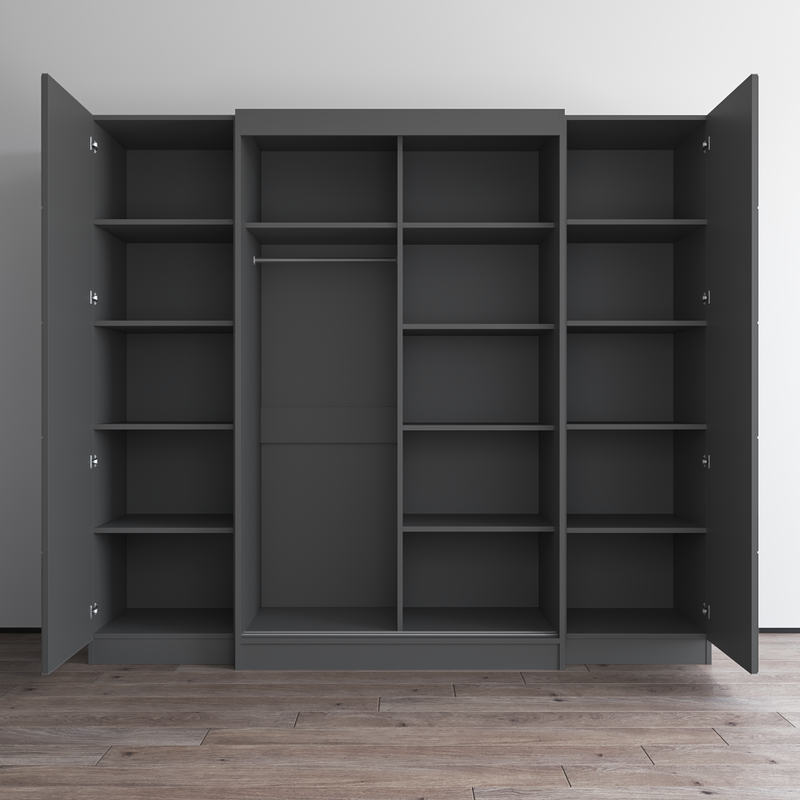 Aria 2D120-EXEX Wardrobe with 2 Mirrors - Meble Furniture