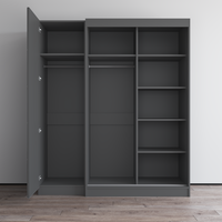 Aria 2D120-EX Wardrobe with 2 Mirrors - Meble Furniture