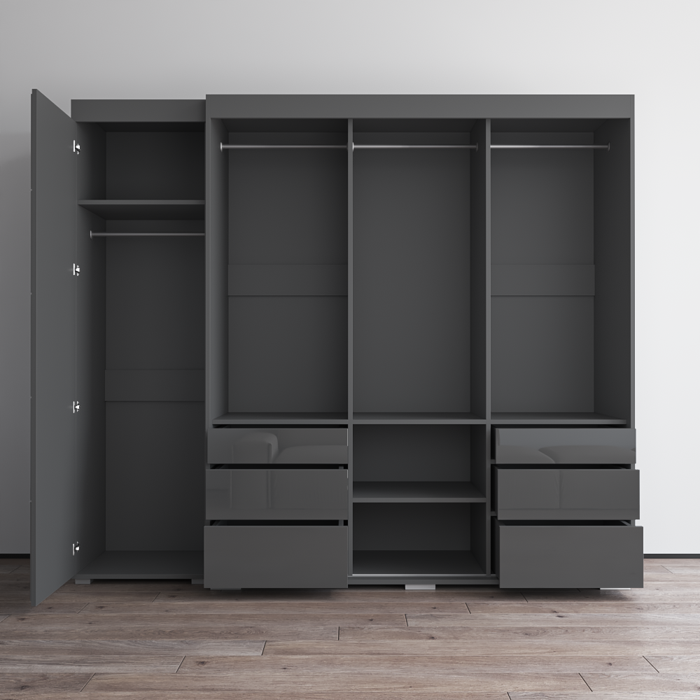 Monaco 3D-EX Wardrobe - Meble Furniture