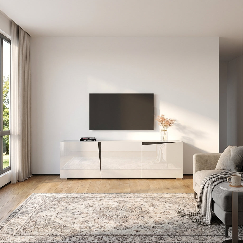 Skos 3D 77" TV Stand  Meble Furniture