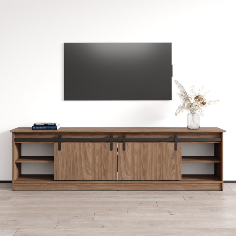 Granero 04 WH-EF Fireplace TV Stand - Meble Furniture