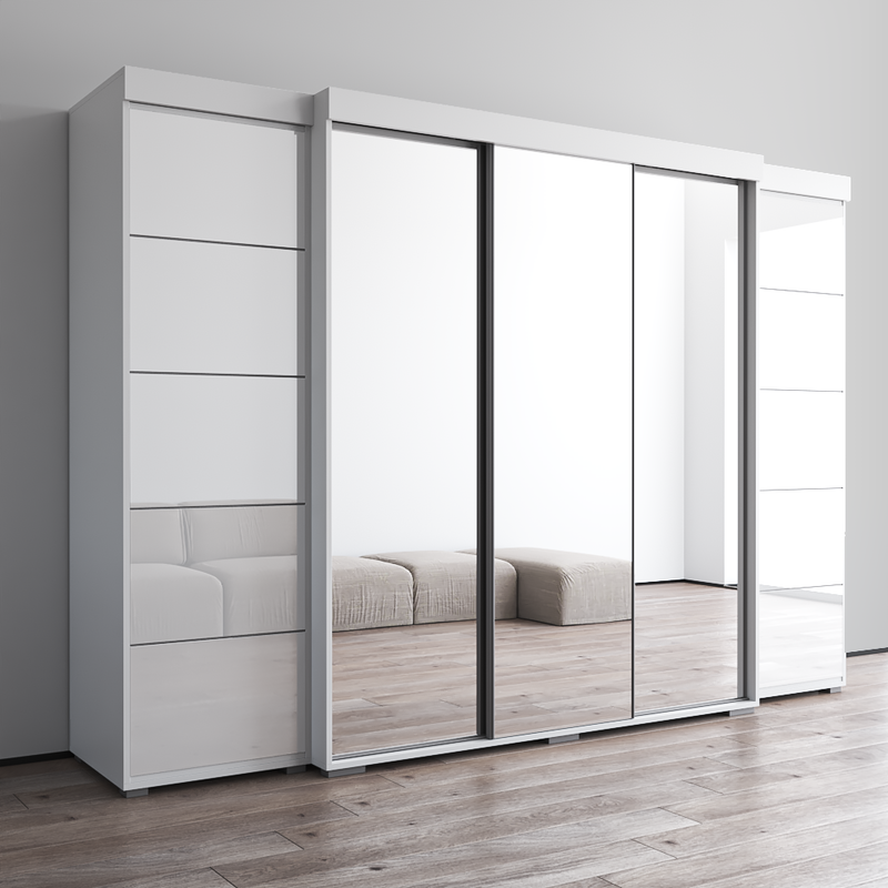 Aria 3D-EXEX Wardrobe with 3 Mirrors - Meble Furniture