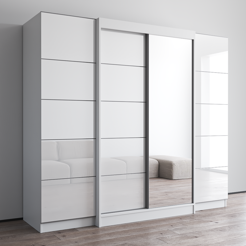 Aria 2D120-EXEX Wardrobe with 1 Mirror - Meble Furniture