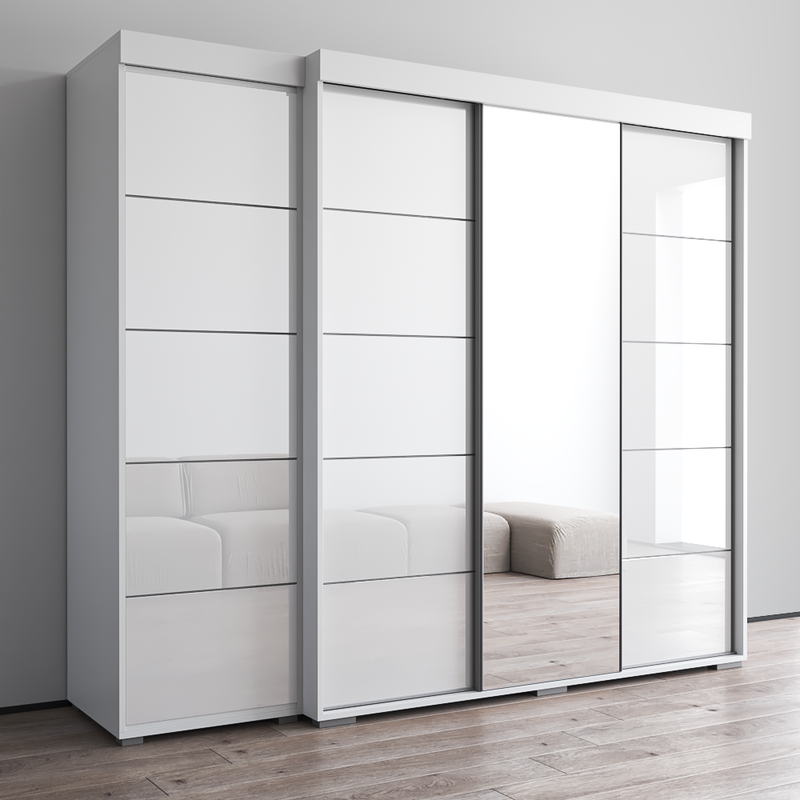 Aria 3D-EX Wardrobe with 1 Mirror - Meble Furniture