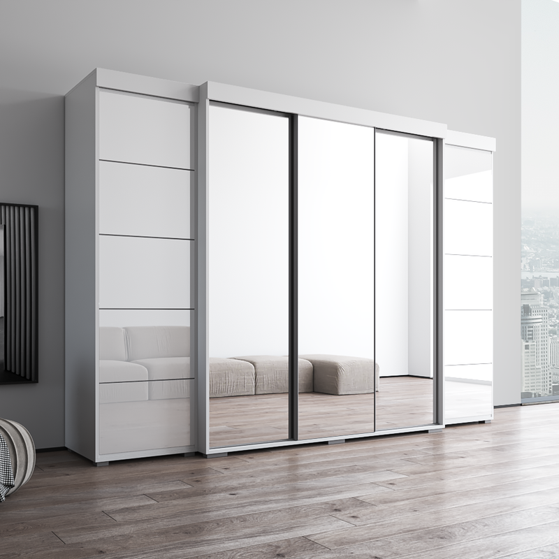 Aria 3D-EXEX Wardrobe with 3 Mirrors - Meble Furniture