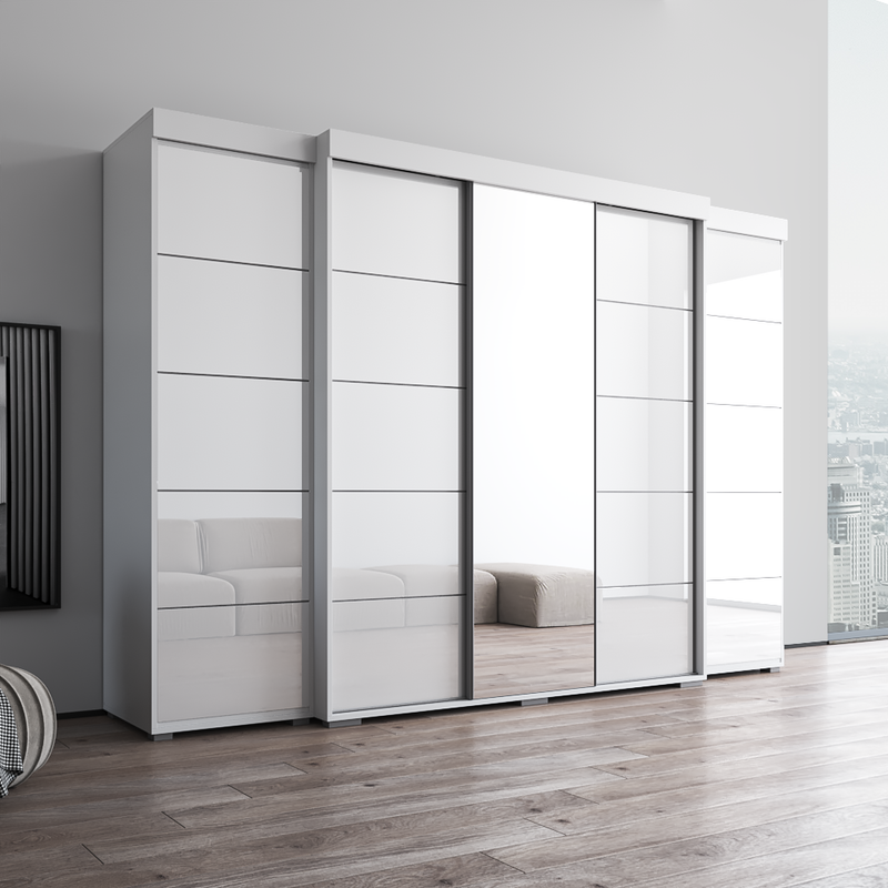 Aria 3D-EXEX Wardrobe with 1 Mirror - Meble Furniture