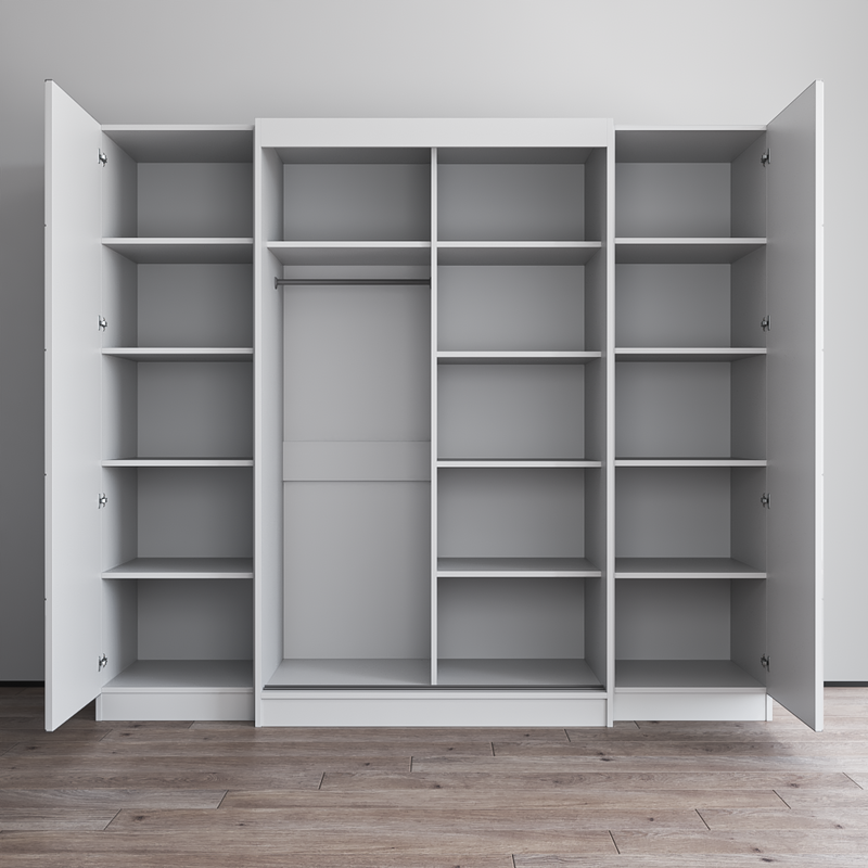 Aria 2D120-EXEX Wardrobe with 2 Mirrors - Meble Furniture