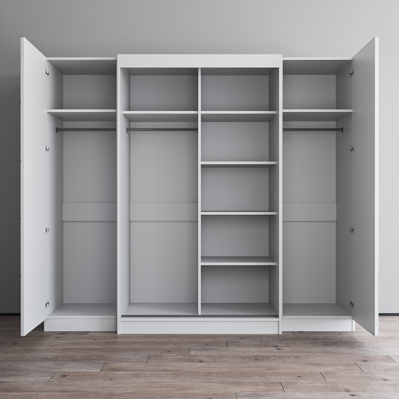 Aria 2D120-EXEX Wardrobe with 1 Mirror - Meble Furniture