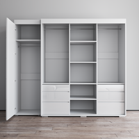 Monaco 3D-EX Wardrobe with 1 Mirror - Meble Furniture