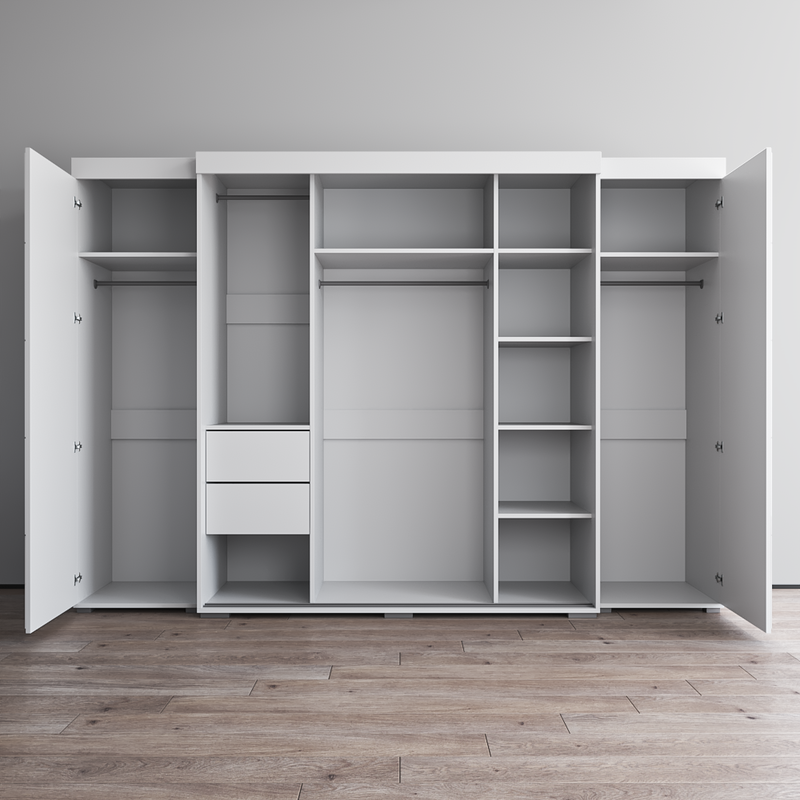 Aria 3D-EXEX Wardrobe with 1 Mirror - Meble Furniture