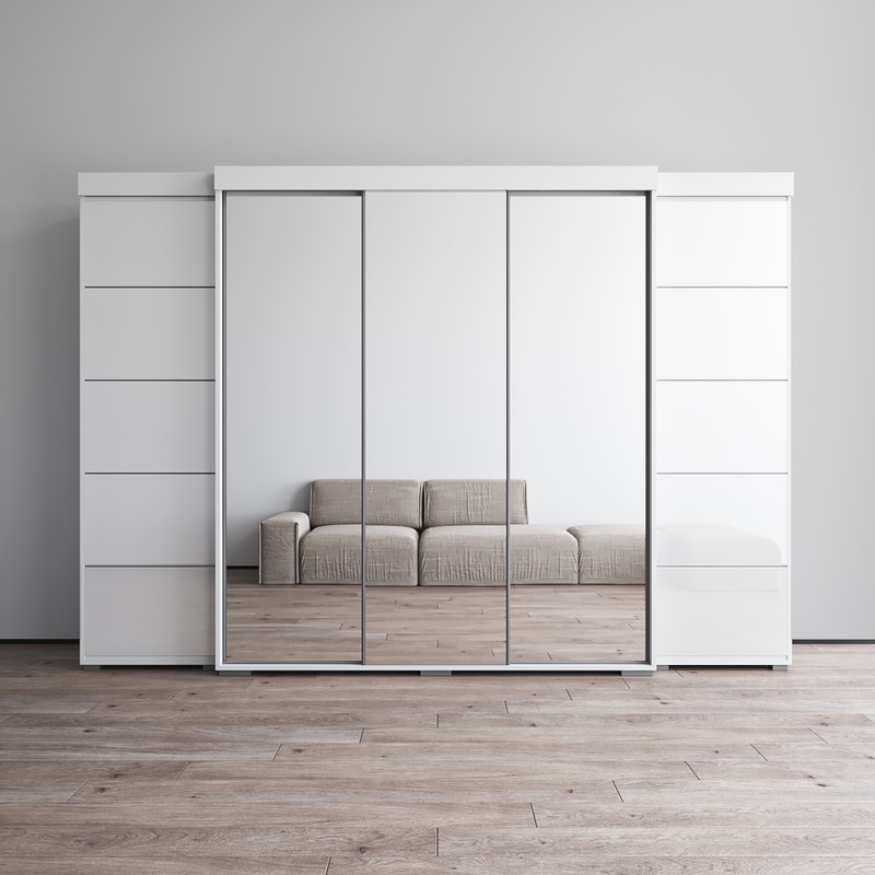 Aria 3D-EXEX Wardrobe with 3 Mirrors - Meble Furniture