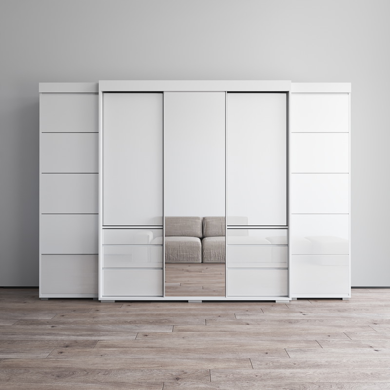 Monaco 3D-EXEX Wardrobe with 1 Mirror - Meble Furniture