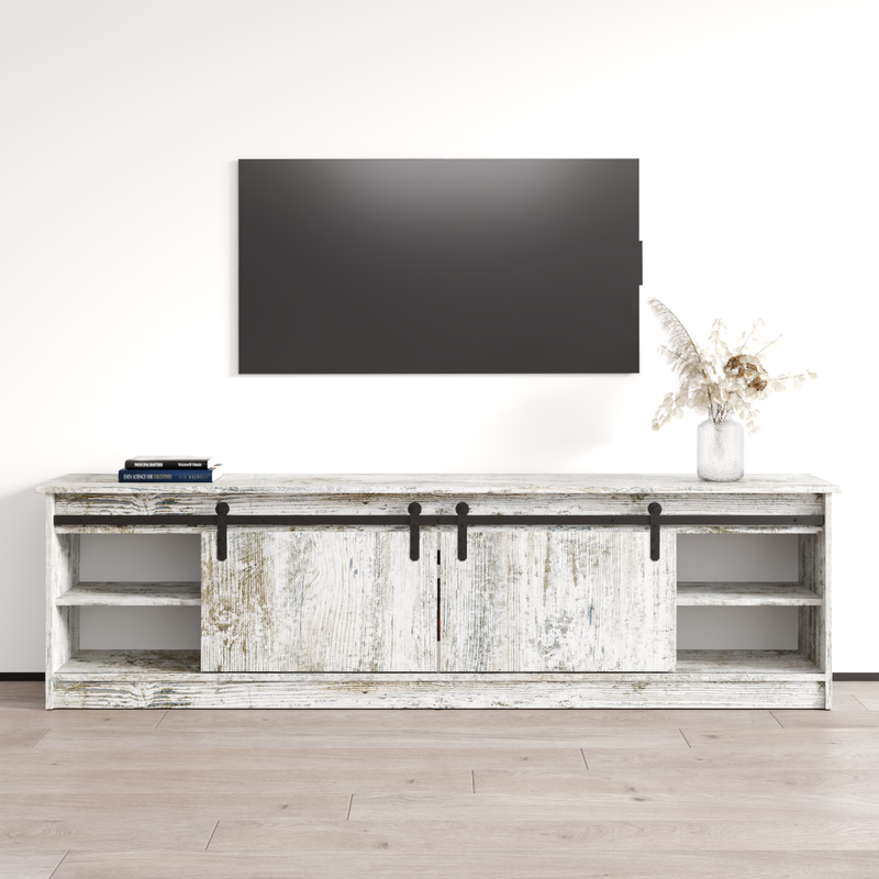 Granero 04 WH-EF Fireplace TV Stand - Meble Furniture