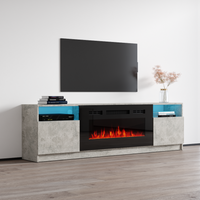 York 02 Fireplace TV Stand - Meble Furniture