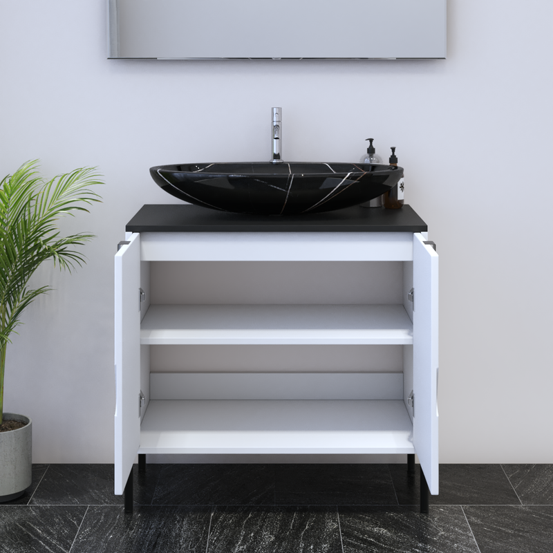 Teardrop 2D 80 Floating Bathroom Vanity - Meble Furniture