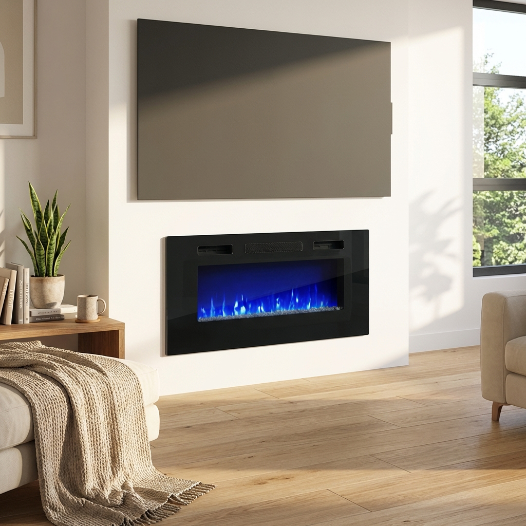 40" Electric Fireplace Heater
