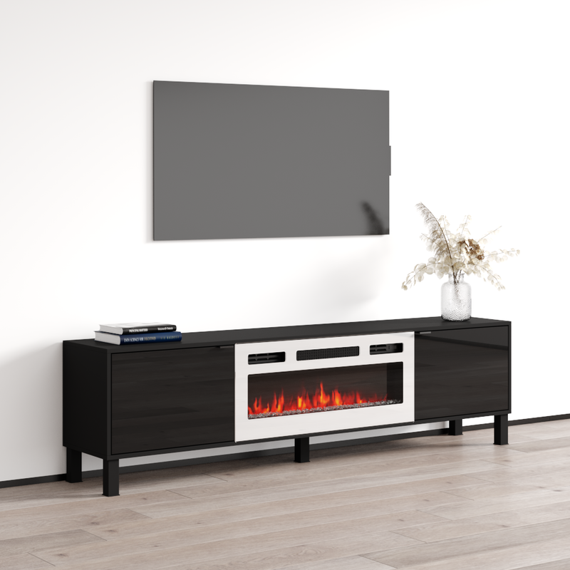 Rustico WH-01 Fireplace TV Stand - Meble Furniture