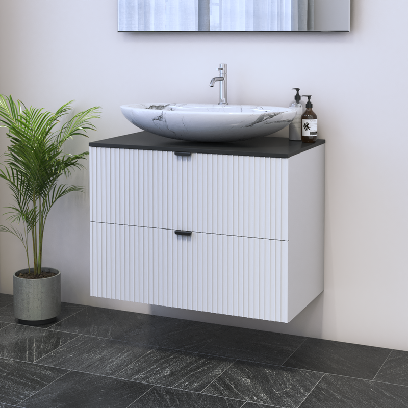 Nicole 2S 80 Floating Bathroom Vanity - Meble Furniture