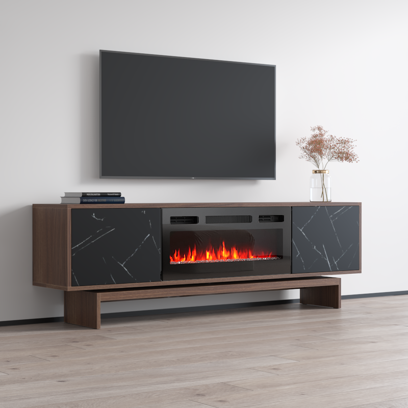 Gram BL-EF Fireplace TV Stand - Meble Furniture