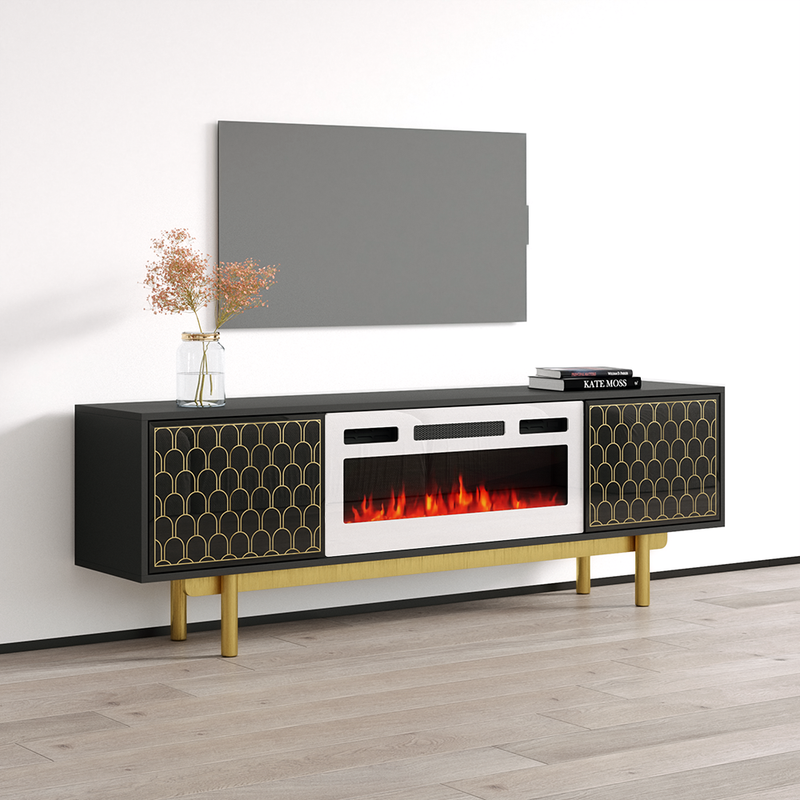 Karp WH-EF Fireplace TV Stand - Meble Furniture