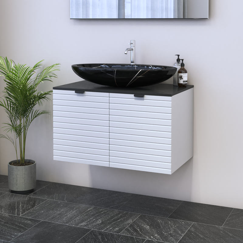 Capri 2D 80 Floating Bathroom Vanity - Meble Furniture