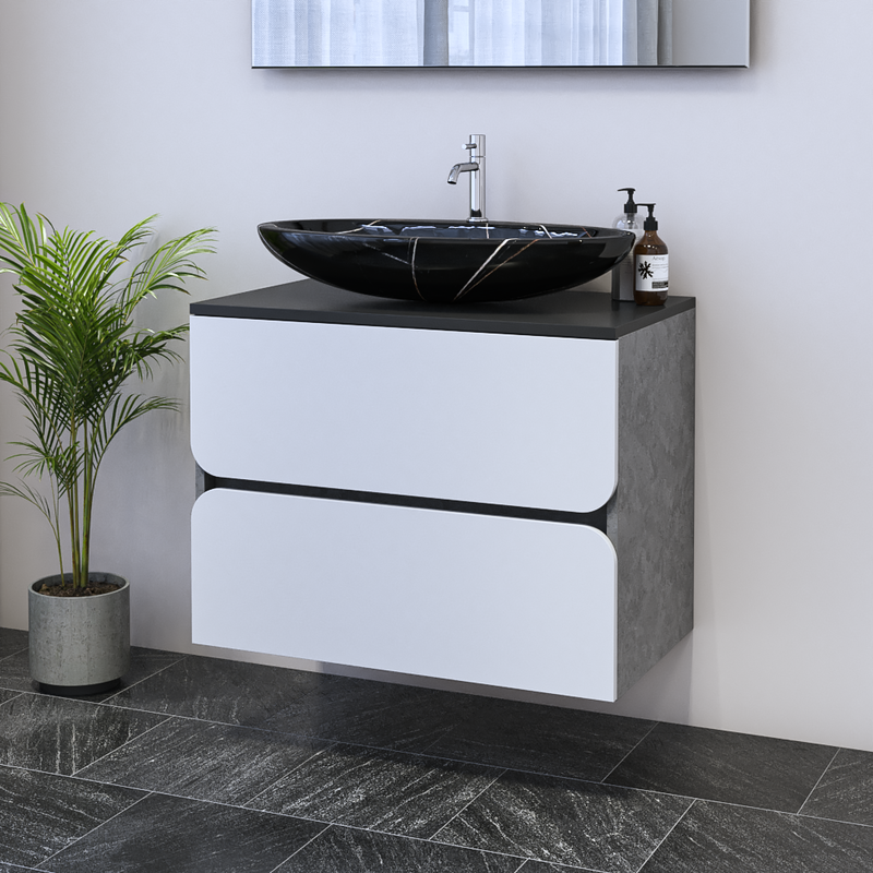 Azurro 2S 80 Floating Bathroom Vanity - Meble Furniture