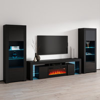 Soleo BL-EF BK-BK Entertainment Center - Meble Furniture