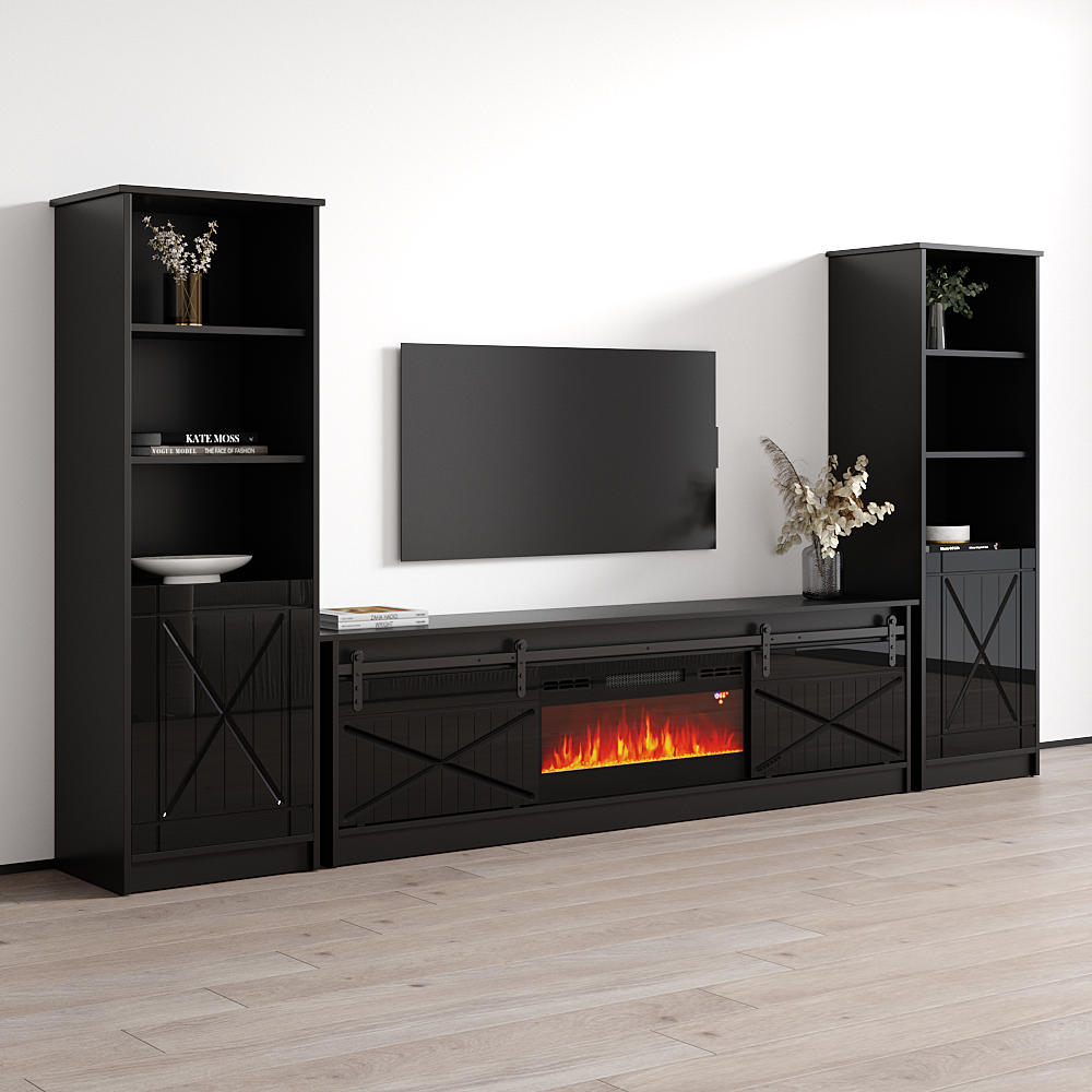 Granero BL-EF Fireplace Entertainment Center - Meble Furniture