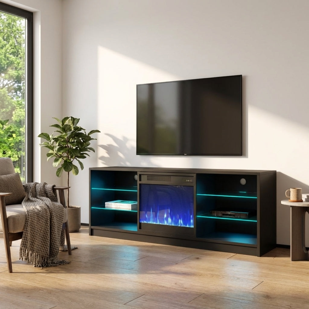 Manhattan Fireplace TV Stand