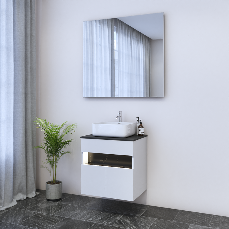 Laguna 2D 60 Floating Bathroom Vanity - Meble Furniture