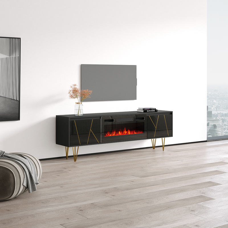 Haifa BL-EF Fireplace TV Stand - Meble Furniture