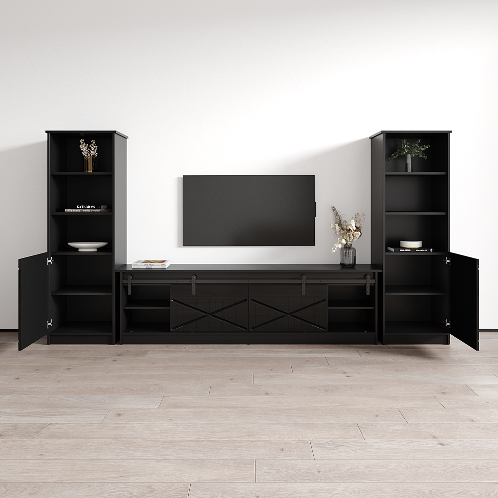 Granero BL-EF Fireplace Entertainment Center - Meble Furniture
