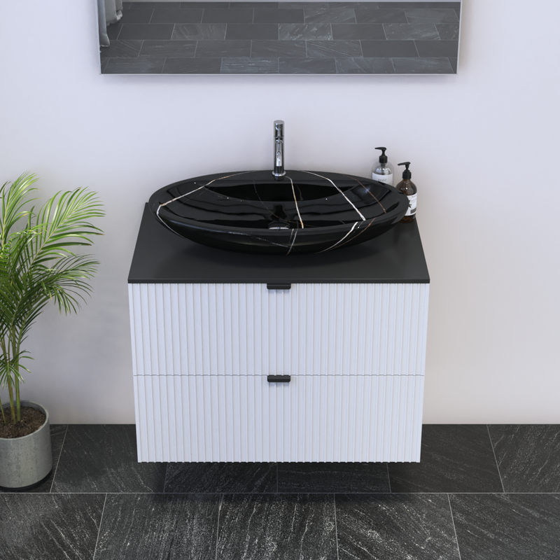 Nicole 2S 80 Floating Bathroom Vanity - Meble Furniture