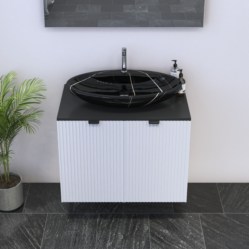 Nicole 2D 80 Floating Bathroom Vanity - Meble Furniture