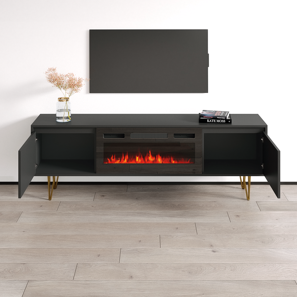 Haifa BL-EF Fireplace TV Stand - Meble Furniture