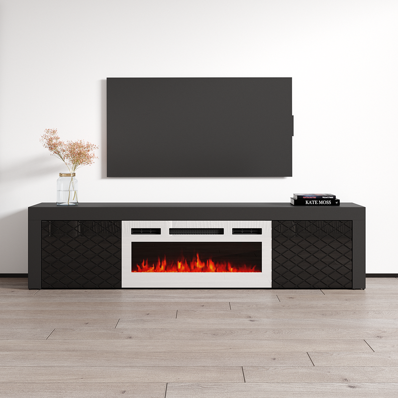 Dia WH-EF Floating Fireplace TV Stand