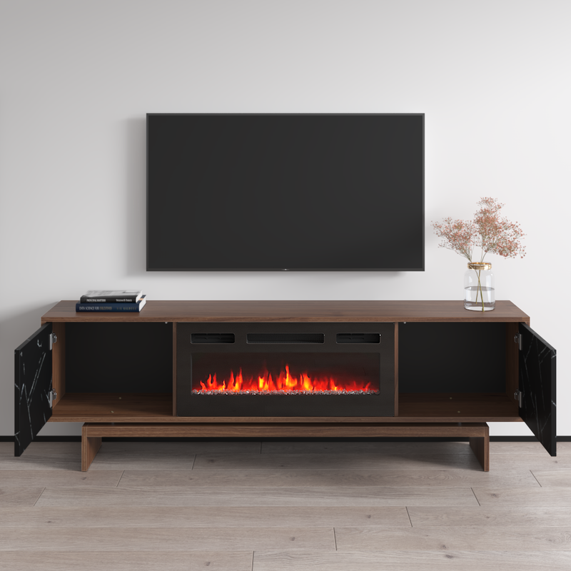 Gram BL-EF Fireplace TV Stand - Meble Furniture