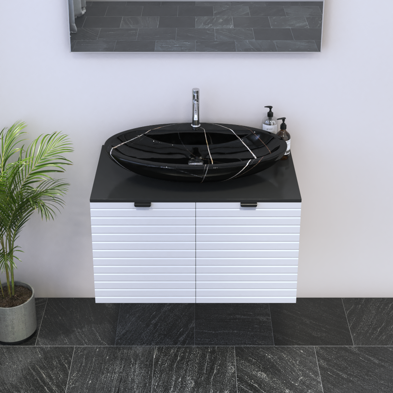 Capri 2D 80 Floating Bathroom Vanity - Meble Furniture