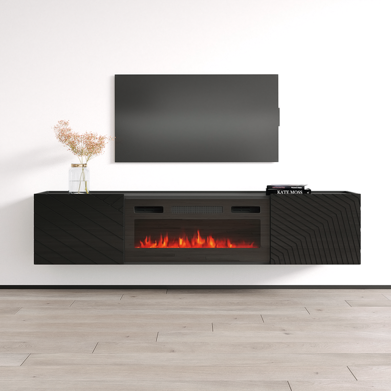 Portillo BL-EF Fireplace TV Stand - Meble Furniture