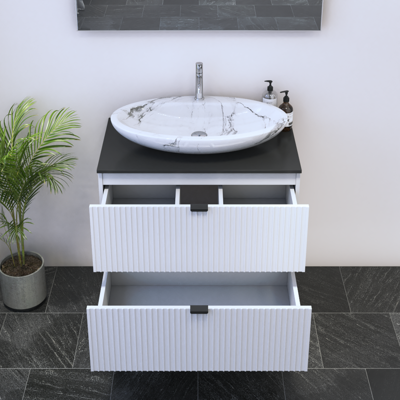 Nicole 2S 80 Floating Bathroom Vanity - Meble Furniture