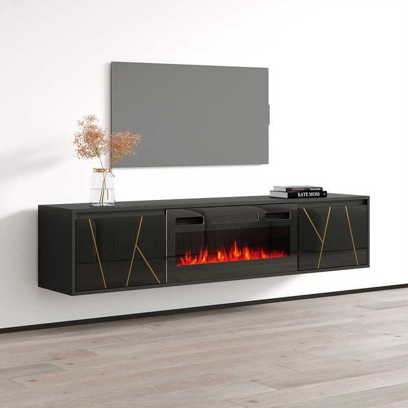 Haifa BL-EF Fireplace TV Stand - Meble Furniture