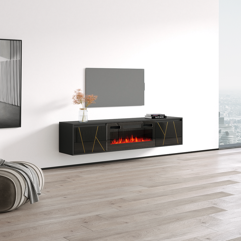 Haifa BL-EF Fireplace TV Stand - Meble Furniture