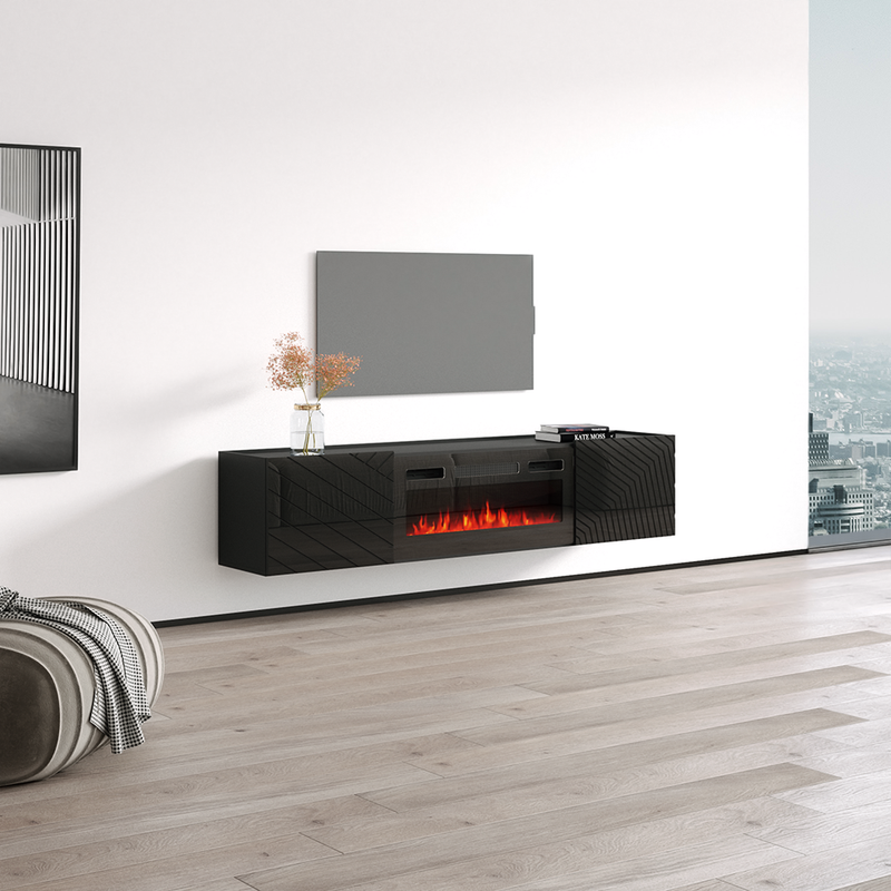 Portillo BL-EF Fireplace TV Stand - Meble Furniture