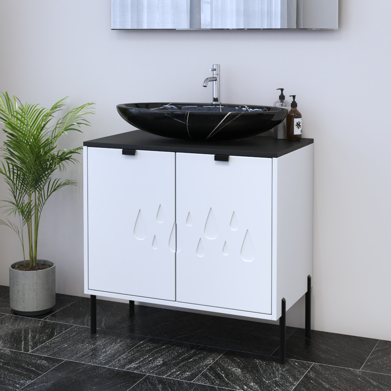 Teardrop 2D 80 Floating Bathroom Vanity - Meble Furniture