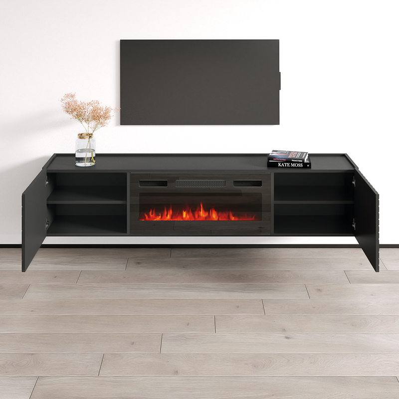 Portillo BL-EF Fireplace TV Stand - Meble Furniture