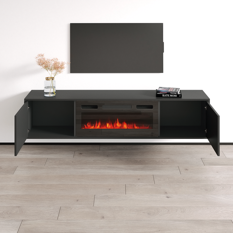 Karp BL-EF Fireplace TV Stand - Meble Furniture