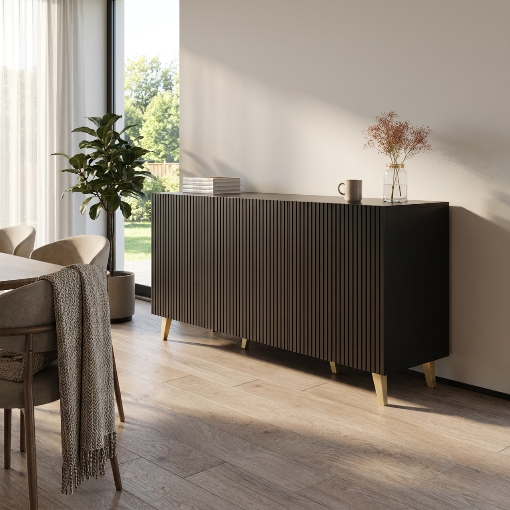 Pafos 3D Sideboard, Black, photo 2 of 7
