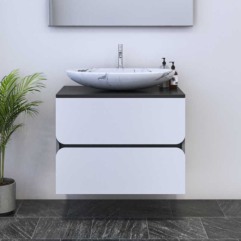 Azurro 2S 80 Floating Bathroom Vanity - Meble Furniture