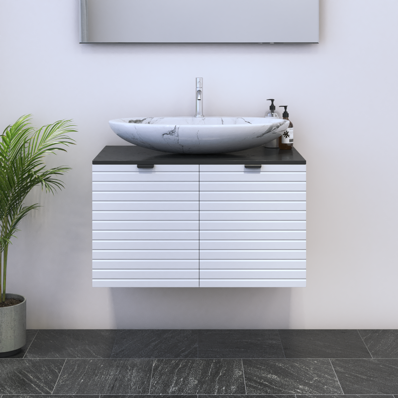Capri 2D 80 Floating Bathroom Vanity - Meble Furniture