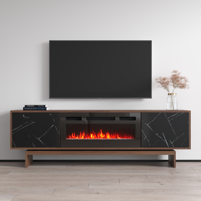 Gram BL-EF Fireplace TV Stand - Meble Furniture
